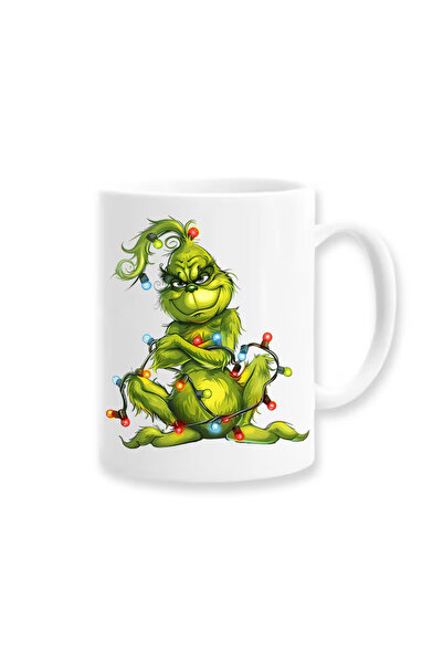 OEM Cană personalizată Grinch albă, Inovatix®️, 330ml