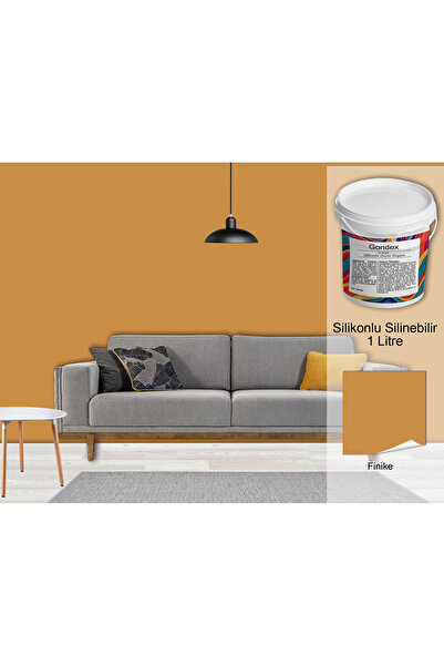 GONDEX İç Cephe Duvar Boyası, Silikonlu Silinebilir, 1000 ml - 2025 Renkleri,...