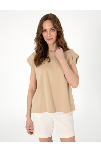 Pierre Cardin Μπεζ μπλουζάκι Comfort Fit 50301474-VR011