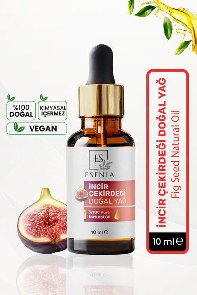 ES ESENIA İncir Çekirdeği Yağı %100 Saf Ve Doğal Bitkisel Uçucu Yağ Fig Seed ...