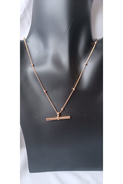 ARİ TAKI Mini Bulk Steel Necklace Rose
