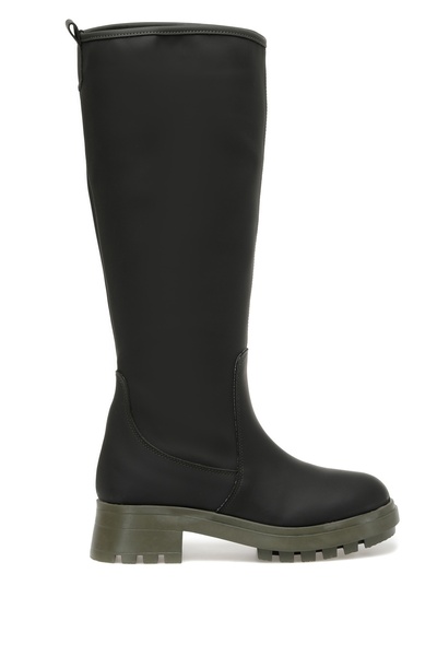 ART BELLA Cw22063 2pr Haki Kadın Düz Çizme