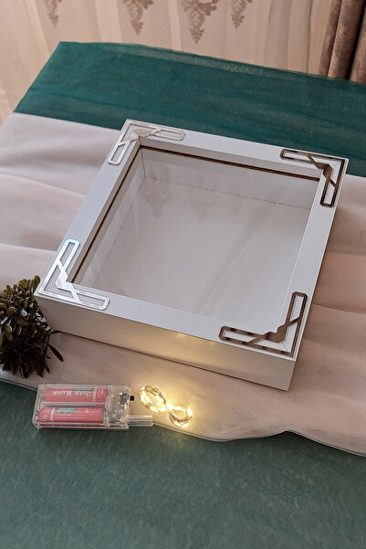 Verda Çerçeve إطار ذاكرة LED مقاس 20 × 20 × 5 سم! إطار ذاكرة زهرة الموضة الجد...