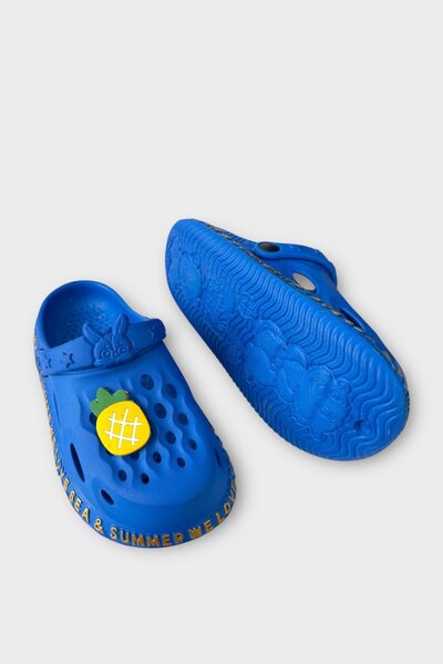 Liger Sandale de piscină cu talpă albastră și papuci pentru copii