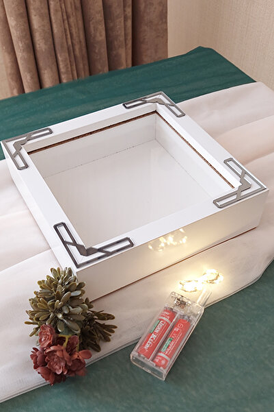 Verda Çerçeve إطار ذاكرة LED مقاس 20 × 20 × 5 سم! إطار ذاكرة زهرة الموضة الجد...