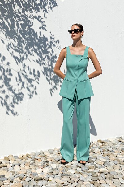 KAMEYA METAL DÜĞMELİ PANTOLON 25S20719