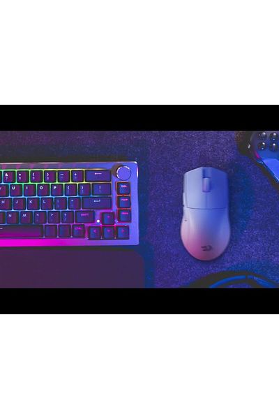 REDRAGON ماوس ألعاب لاسلكي K1NG M916 PRO بثلاثة أوضاع - أسود