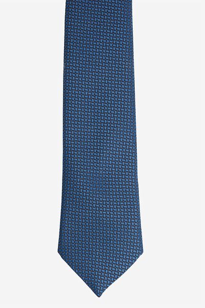 ALTINYILDIZ CLASSICS Men's Blue-Black Patterned Tie