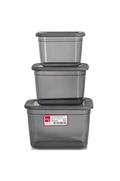 47BRAND SET 3 LUTURI DREPTUNGULARE DE ALIMENTE BNM 0315