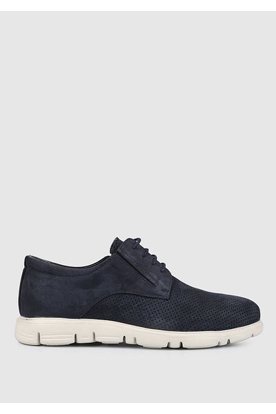 Eclipse Leather Men's Shoes - Navy Blue
