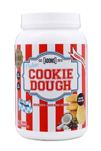 Adonis مكمل غذائي من عجينة الكوكيز (بروتين الكازين) - رقائق جوز الهند والشوكولاتة