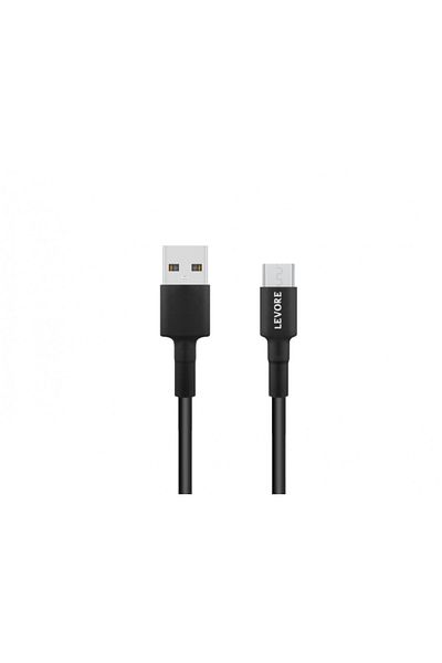 Levore Micro USB Charger Cable, 1m Plastic - Black