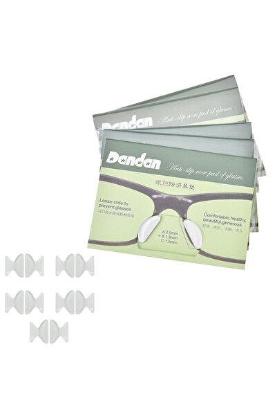 Market66 1 Pair Anti-Slip Silicone Nose Pad Glasses Nose Pads Transparent