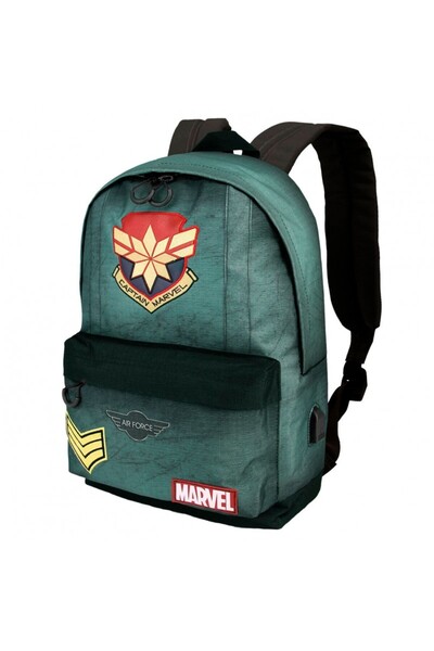 CAPTAİN AMERİCA Ghiozdan Marvel Captain Marvel 44x30x17cm , 8435376398420