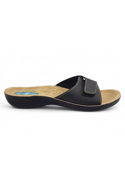 Ceyo 9808-15 Ceyo Slippers with Heel Spur-Black