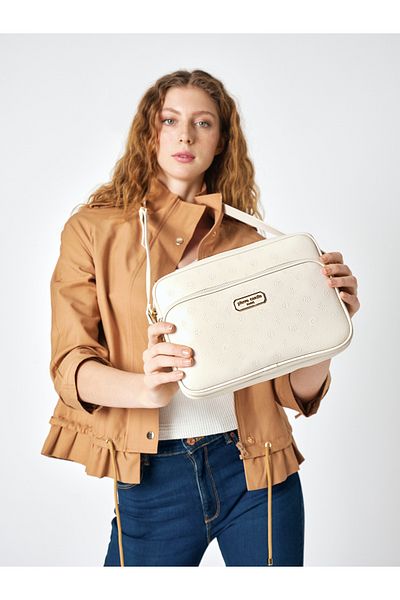 Pierre Cardin Pi̇erre Cardi̇n Shoulder Bag 05Pc25Y902-P Vanilla