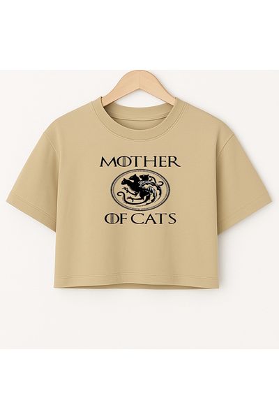 Elvellon Mother Of The Cats Oversize Crop Top Bustier