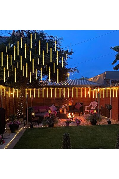 Fırsat7 3.2M Meteor Kayan Led Gün Işığı Led 8'li İç Mekan Dış Mekan Bahçe Teras Yazlık Ev Ofis Dekor Süsleme