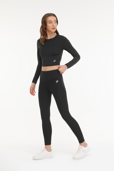 Lotto W-Hv300 Liva Basic Leggin Black Women's Tights