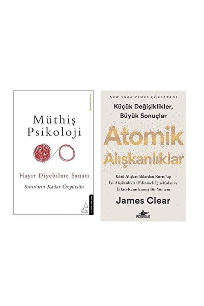 Destek Yayınları Hayır Diyebilme Sanatı Müthiş Psikoloji - Atomik Alışkanlıkl...