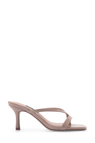 Nine West Chardo 3fx Krem Kadın Topuklu Terlik