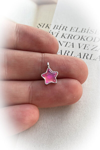 roshel Rodyum Kaplama Minimal Model Kolye Ucu 5 Farklı Renk ve Model Seçeneği