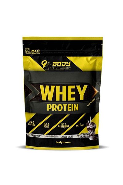 Body Builder 100% Whey Protein, Cookies and Cream, 27 Servings - 907 gm