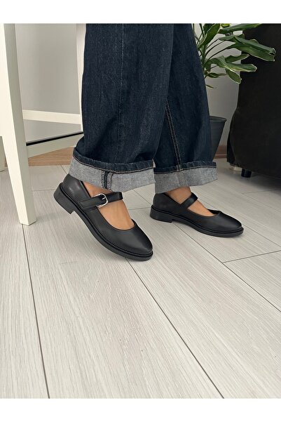 ENES Kadın Kemerli Babet Ayakkabı