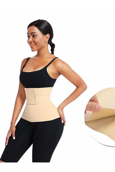 EZOSHOP Wrap-Around Waist Slimming Hourglass Corset |   Waist Trainer Thermal Firming Belt