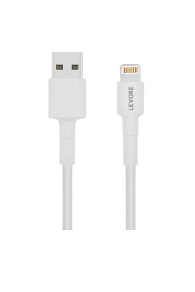 Levore iPhone Charging Cable, 1 Meter, White
