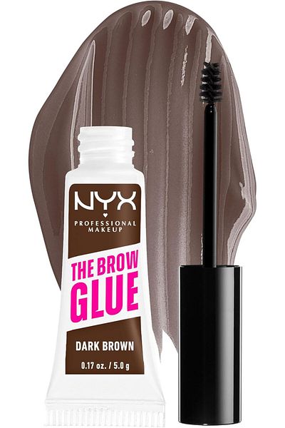 NYX Professional Makeup | THE BROW GLUE INSTANT BROW STYLER - DARK BROWN