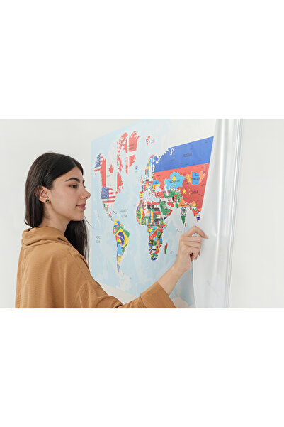 TutturX Flag World Map 117x200 cm