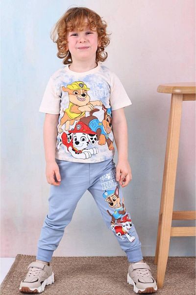 KIPIRIK BABY BĂIAT BĂIAT PAW PETROLEU CU MÂNECĂ SCURTĂ CU Mânecă SCURTĂ SET DE 2