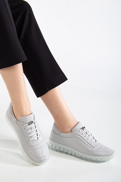By Yağlıoğlu 00145300   Genuine Leather Full Orthopedic Soft Casual Shoes