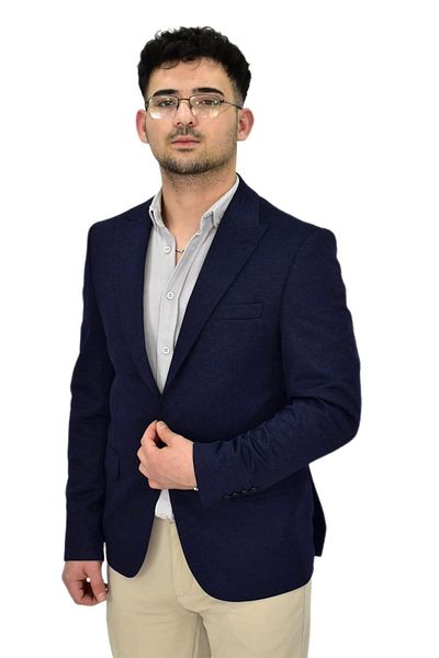 Suitmen Мъжко тъмносиньо спортно яке BGL-ST04467