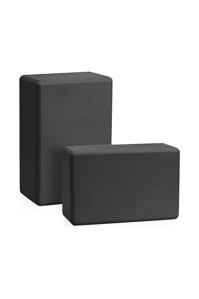 Champ Kit High-Density Yoga Blocks for Improved Stretching & Balance - Lightweight & Non-Slip