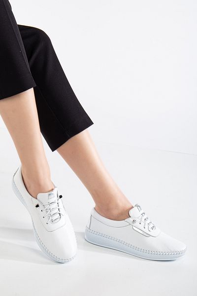 By Yağlıoğlu 00145400   Genuine Leather Full Orthopedic Extra Soft Casual Shoes