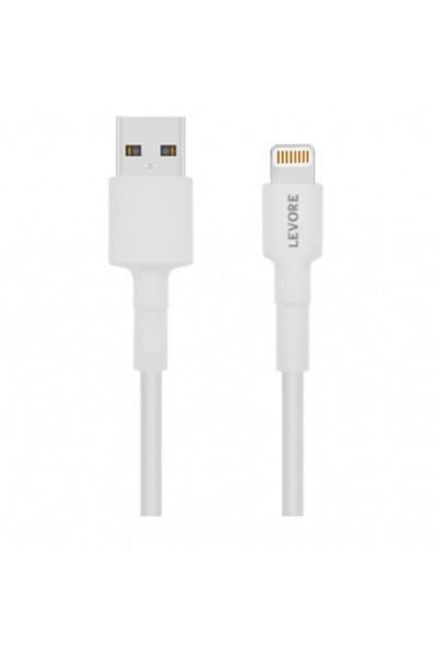 Levore iPhone Charging Cable, 1 Meter, White