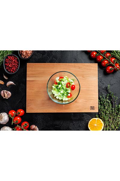 Limon Dekor Solid Oak Wood Chopping Board / Ok Oak Chopping Board