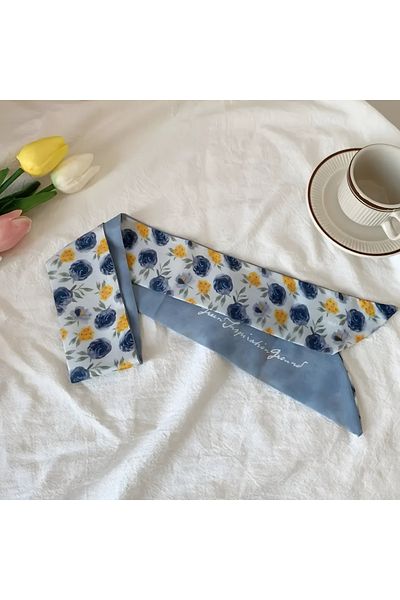 MAHLA Design Double-Sided Thin Scarf, Bag Accessory, Trouser Waist Handkerchief
