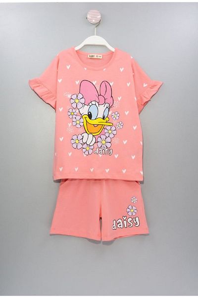 Yağmur Giyim Isob Daisy Motif Children's Suit Maiden Age 3-12 Years Range