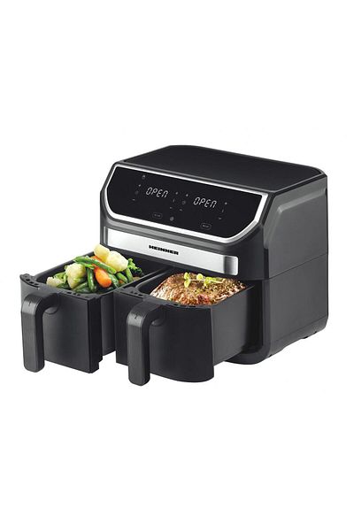 Heinner Friteuza dubla cu aer cald Heinner Double Master HAF-KDB1700BK