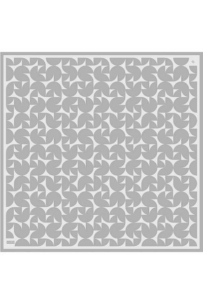 Belli Κασκόλ καθαρό μεταξωτό 4117D02 (Twill Silk) -5686 90 x 90 Γκρι