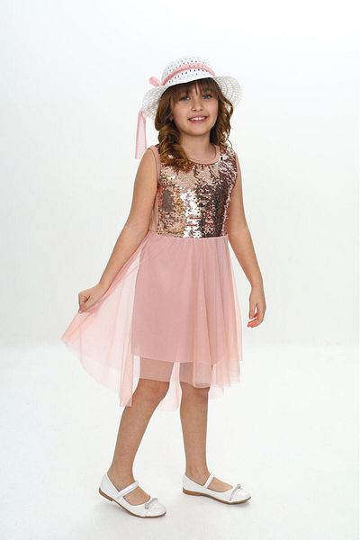 LUNA FSH Rotating Sequin Hat Girl's Dress