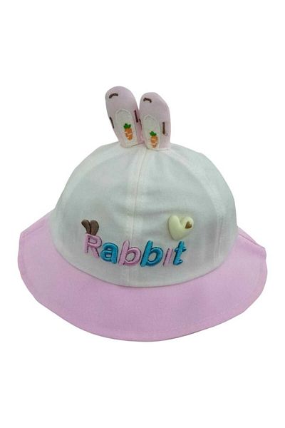 Aware Time 0-18 Months Unisex Children's Lace-Up Figured Summer Sombrero Hat