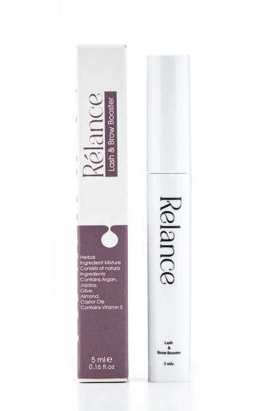 Relance Eyebrow Eyelash Serum, Eyebrow Eyelash Care Oil with Castor Oil, Argan Oil and Olive Oil, 5 ml
