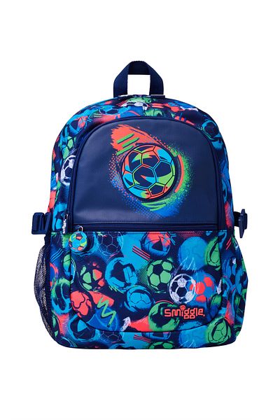 SMIGGLE Football Ball Patterned Colorful Backpack