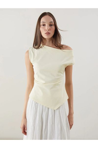 LC Waikiki Lcw Vision Sari Boat Neck Women's Blouse