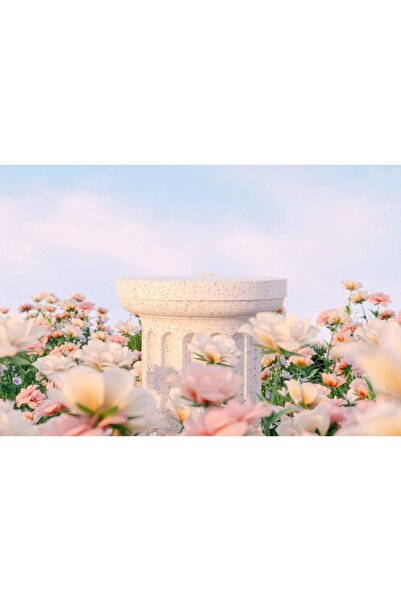 Zumzeria Fundal cu podium natural din pânză Tablou cu scenă de câmp cu tranda...