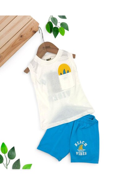 voyyo kids baby Baby Boy Summer 6-9-12-18-24 Months Back Printed Zero Sleeve ...